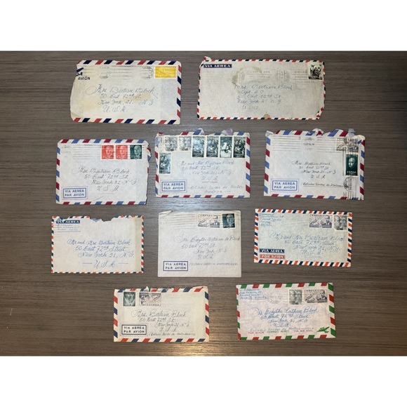 Other - Edythe Latham Bloch x Dr. Ysidrio Valladares Letter Postcard Lot 1954-1963
